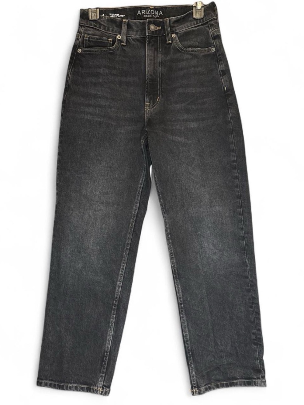 Arizona Jean Company Women’s Vintage Black Wash Straight Jeans